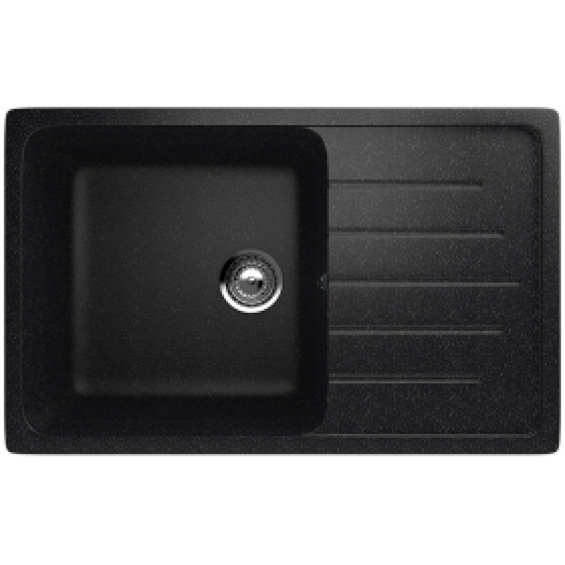 Односекционная реверсивная мойка Elefant E40-308 Черный